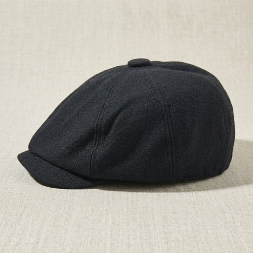 Classic Black Beret Hat | French Style Wool Blend Beret | Unisex Vintage Artist Cap | Soft Warm Winter Fashion Hat | Timeless Casual Accessory