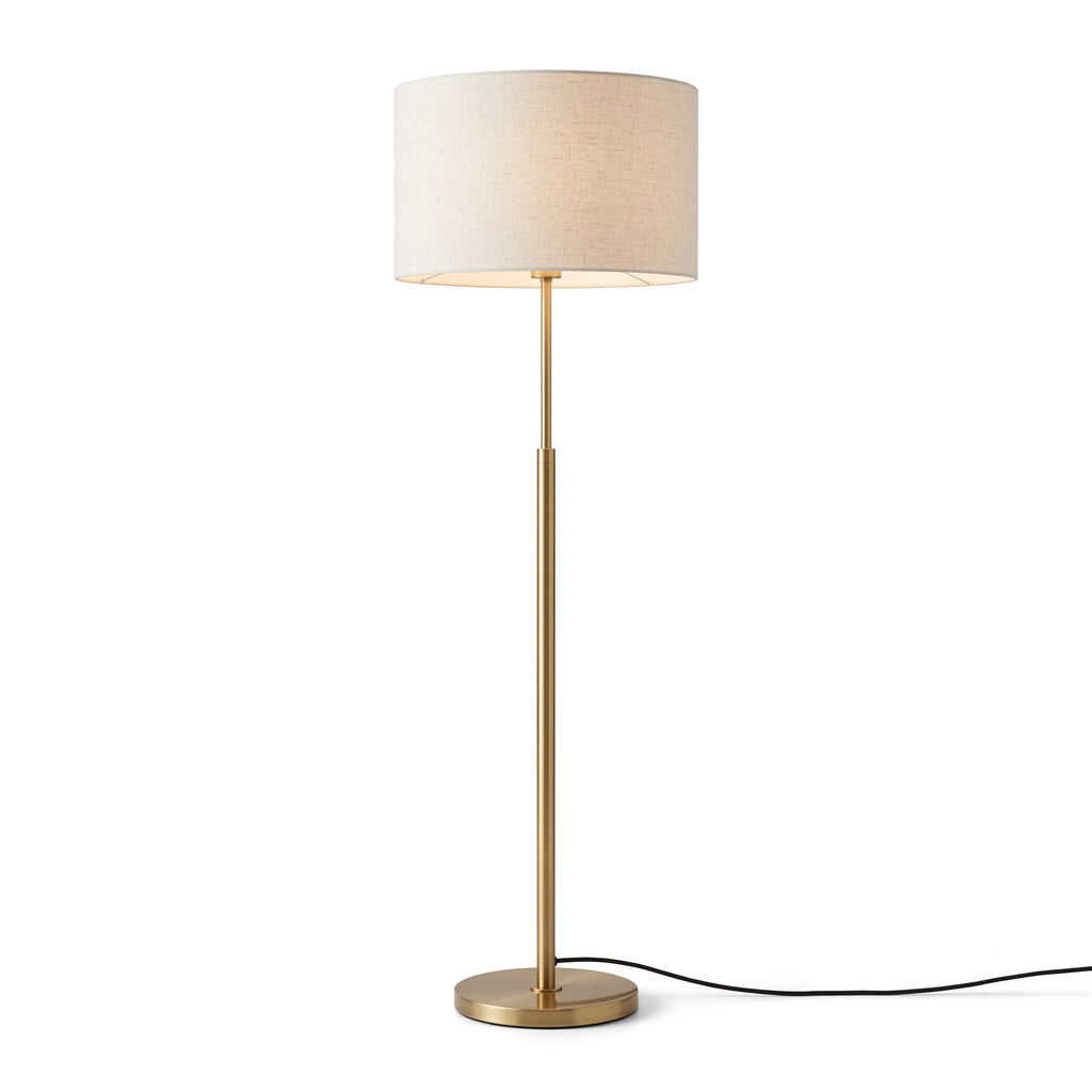 Modern Minimalist Dimmable LED Floor Lamp with Remote