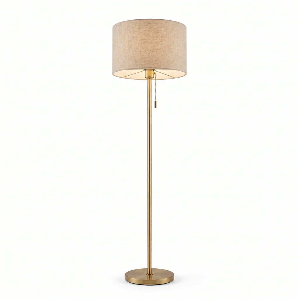 Modern Minimalist Dimmable LED Floor Lamp with Remote