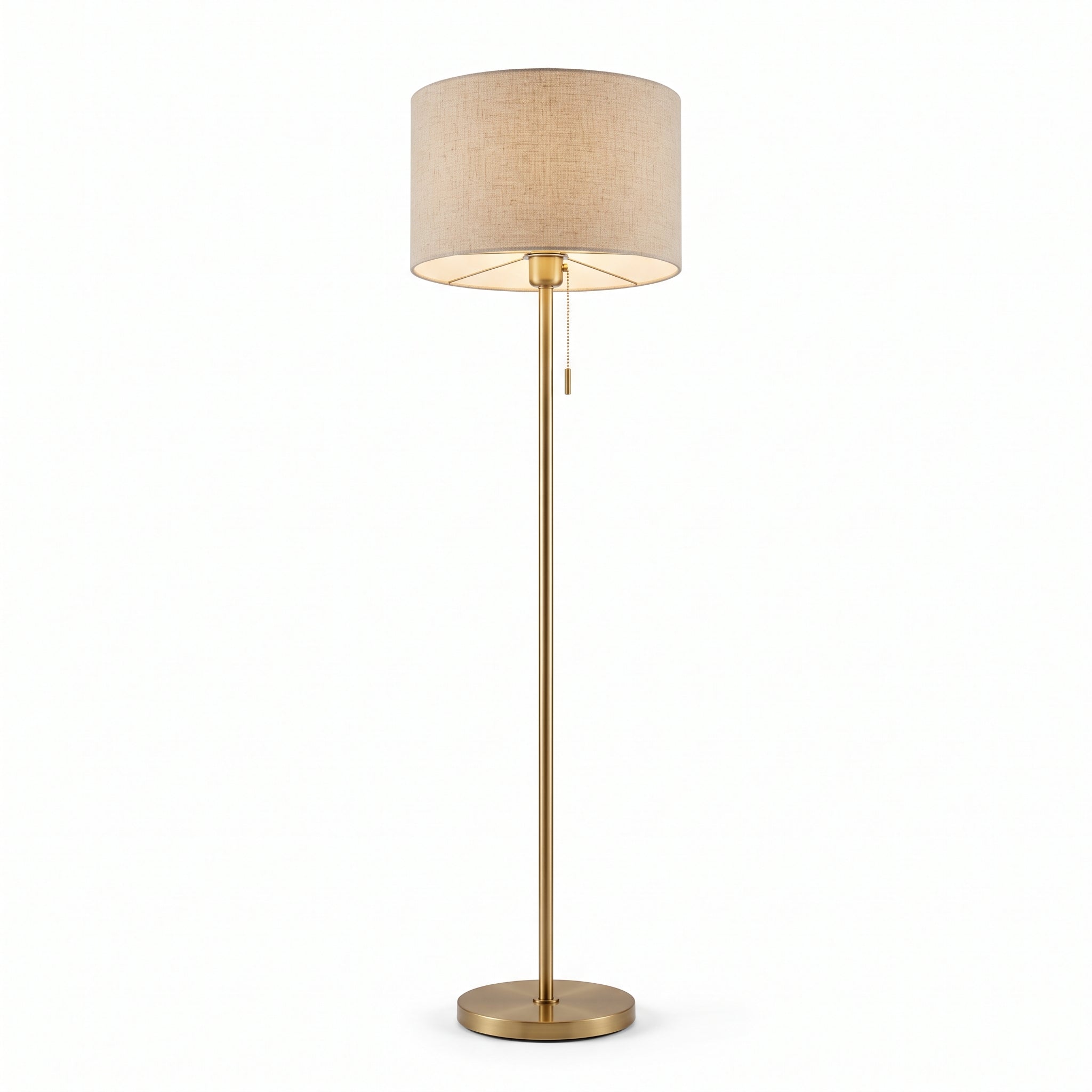 Modern Minimalist Dimmable LED Floor Lamp with Remote